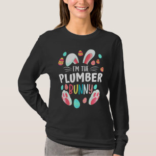 Family Matching Plumber Bunny Graphic Easter Costu T-Shirt