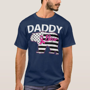 Family Matching Tee Daddy Bear Breast Cancer Aware