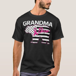 Family Matching Tee Grandma Bear Breast Cancer Awa