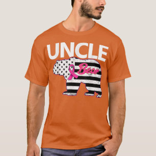 Family Matching Tee Uncle Bear Breast Cancer Aware