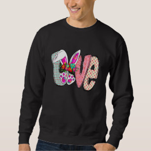 Family Matching Toddler Girls Boys Women Love East Sweatshirt
