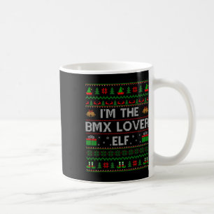 Family Matching Ugly I'm The Bmx Lover Elf Christm Coffee Mug