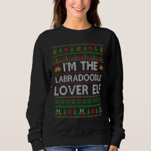 Family Matching Ugly I'm The Labradoodle Elf Chri Sweatshirt