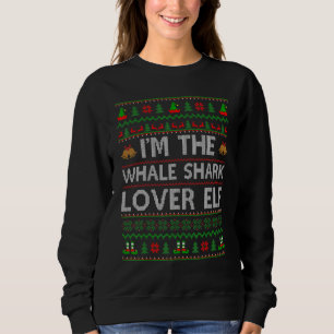 Family Matching Ugly I'm The Whale Shark Elf Chris Sweatshirt