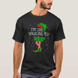 Family Matching Women Girls I'm The Bowling Elf Ch T-Shirt