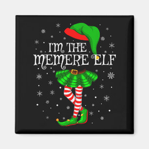 Family Matching Women Girls I'm The Memere Elf Chr Magnet