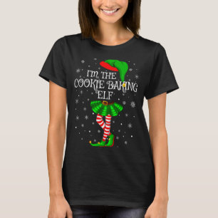 Family Matching Women Girls The Cookie Baking Elf  T-Shirt