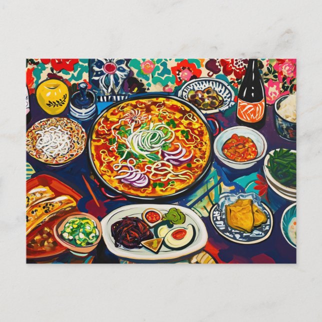 Family Meal Postcard (Front)