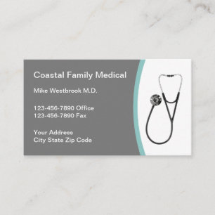 Family Medical Practice Modern Business Card