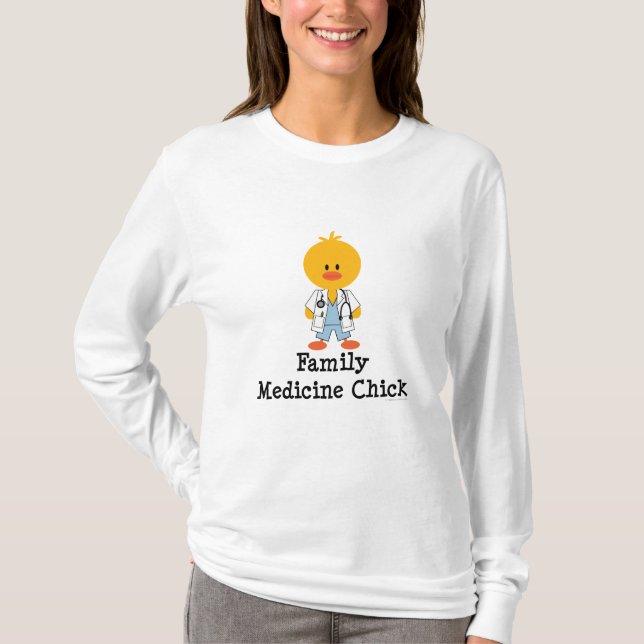 Family Medicine Chick Long Sleeve Tee (Front)