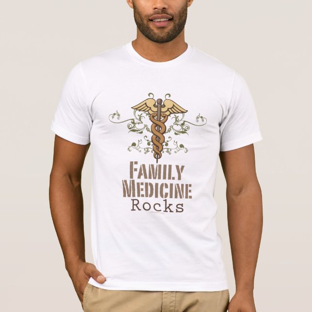 Family Medicine Rocks T-shirt (Front)