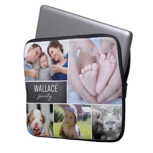 "Family Memories" Custom Photo Laptop Case with Ch