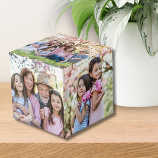 Family Memories Personalised Grandparent Photo Cube