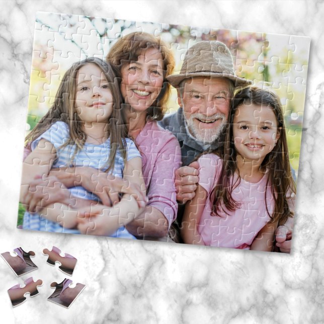 Family Memories Personalized Grandparent Photo Jigsaw Puzzle (Family Memories Personalized Grandparent Photo jigsaw puzzle)