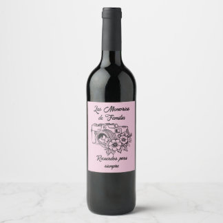 Family Memories Wine Label