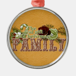 Family Metal Tree Decoration