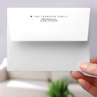 Family minimal Typewriter typography Modern heart