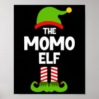Family Momo Elf Christmas Matching Pajama Funny