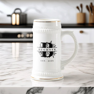 Family Monogram Beer Stein