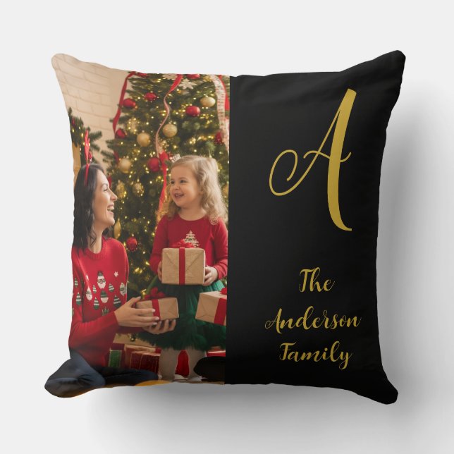 Family Monogram  Cushion (Front)