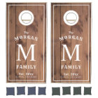 Family Monogram Light Wood Styled