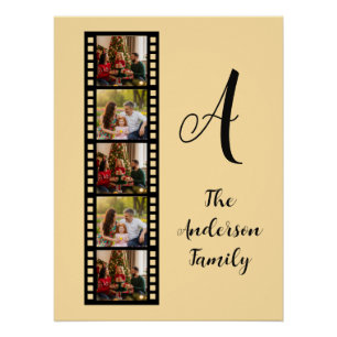 Family Monogram Poster