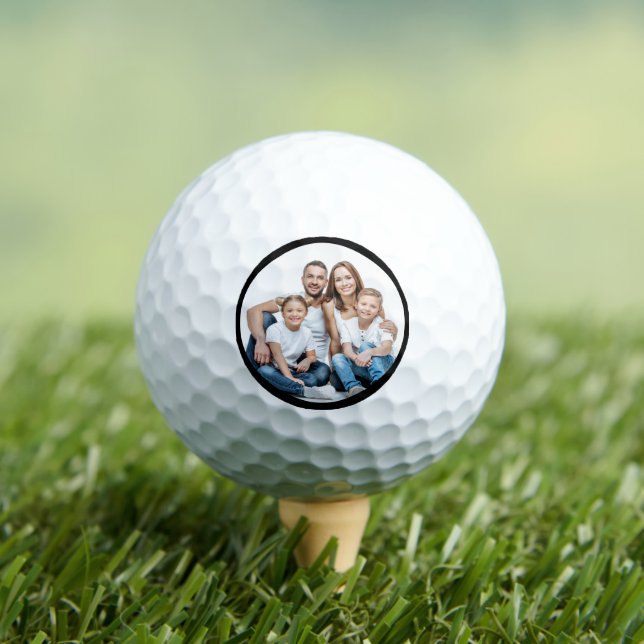  Family Mother Father Photo Personalise Golf Balls (Insitu Tee)