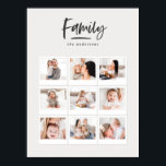 family multi photo photograph print<br><div class="desc">family multi photo photograph print. Ideal Christmas,  birthday or anniversary gift. Change the colour to customise.</div>