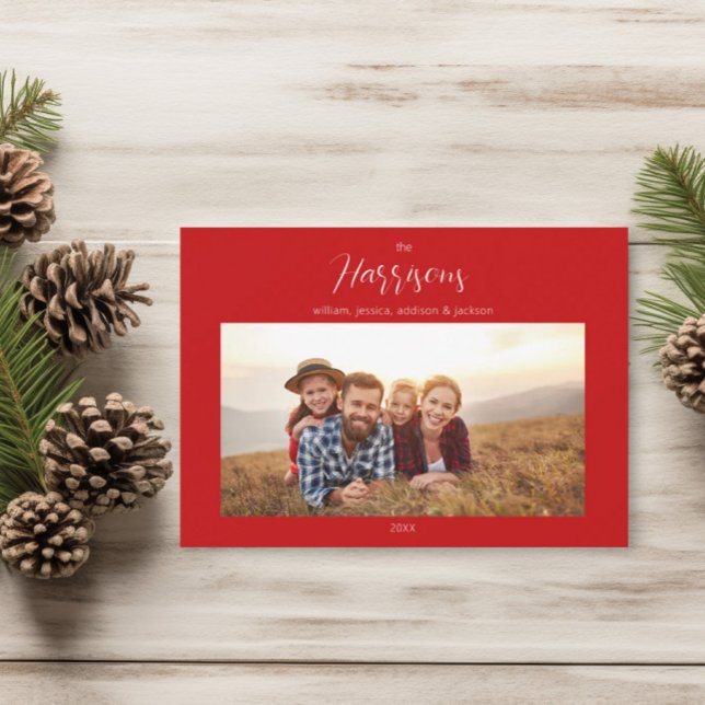 Family Multi Photo Simple Christmas | Holiday Card (Creator Uploaded)