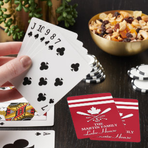 Family Name   Canadian Maple Leaf Custom Playing Cards