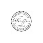 Family Name | Create Your Own Round Return Address