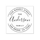 Family Name | Create Your Own Round Return Address