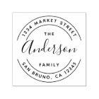 Family Name | Create Your Own Round Return Address