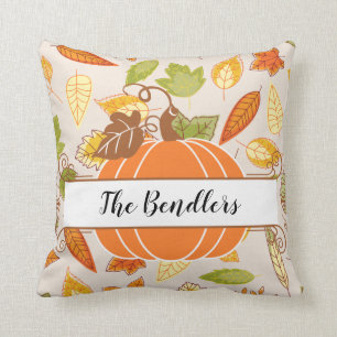 Family Name Fall Pillow