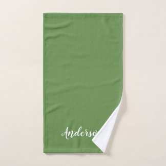 Family name hand towel, you choose colour towel