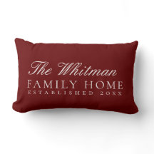 Family Name Home Red White
