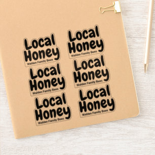 Family Name Local Honey Jar Clear