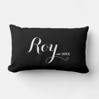 Family Name Lumbar Pillow - Roy