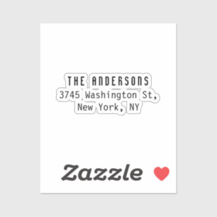 Family Name Modern Plain Professional Black White