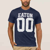 Family Name & Number Football Jersey T-Shirt