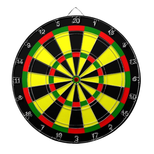 Family Name Personalised Blue Dartboard (Front)