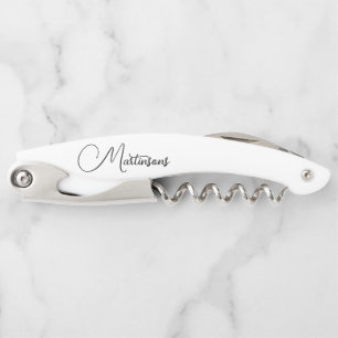 Family Name  Personalised Stylish Corkscrew