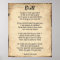 Family Name Poem Poster
