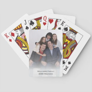 Family Name Reunion Photo Unique Novelty Keepsake Playing Cards