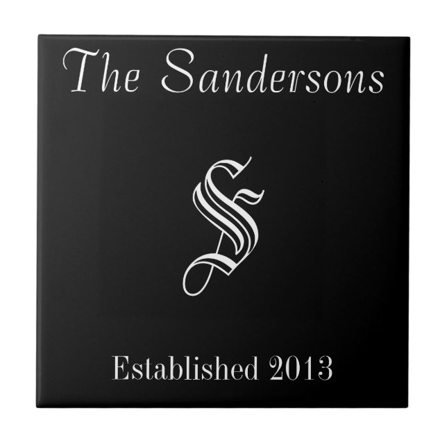 Family Name Sign Tile (Front)