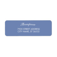 Family Name Stylish Blue Grey