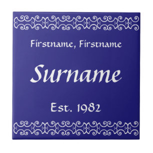 Family Name Tile - Victorian