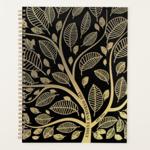  Family Name Tree Black Gold Genealogy  Planner