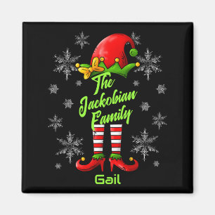 Family Name Year Reunion Matching Christmas Elf T Magnet