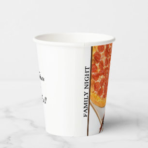 Family Night Pizza  Paper Cups